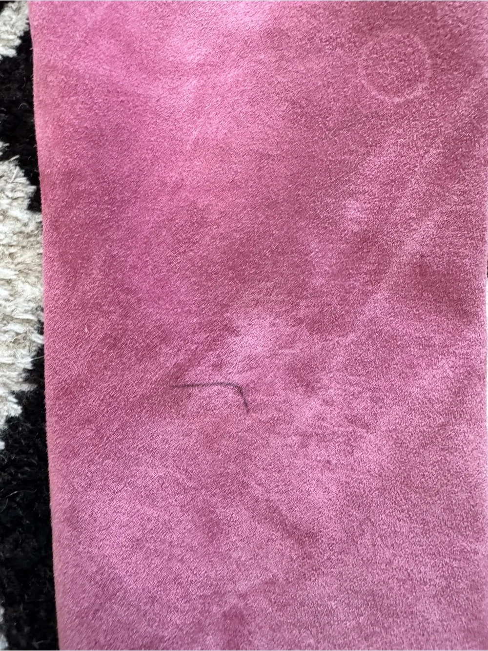 Margaret Godfrey 100% Pink Leather Suede Jacket